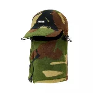 Palace Polartec Peaked Face Warmer Woodland DPM 23FW 팔라스 폴라텍 피크드 페이스 워머 우드랜드