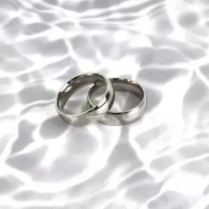 SFW 은색 써지컬스틸 티타늄반지 커플반지 남녀공용반지 악세사리반지 라운드반지 볼드반지