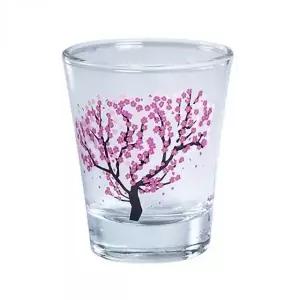 벚꽃 디자인 소주잔 술잔 술자리 꽃무늬 컵 집들이 술기록 선물용
