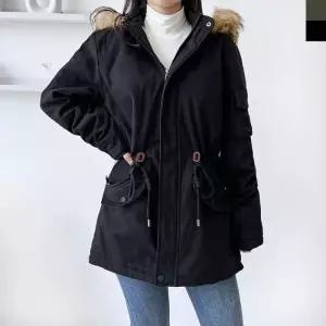 [룽스]겨울후드 겨울아우터 야상점퍼-후드 털 탈부착 6887W