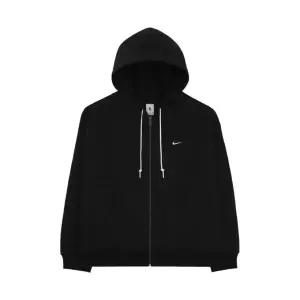 Nike NRG Solo Swoosh Full Zip Hoodie Black Asia 나이키 솔로 스우시 풀 집업 후드 블랙 아시아