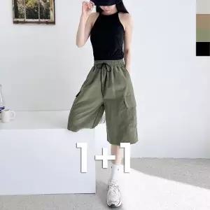 블레오 여자 후디 데일리 카고 반바지 (1+1) DM2512161531