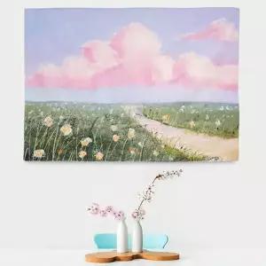 꽃길유화캔버스포스터 PHN195E1 감각있는 방꾸미기소품 소형