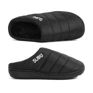 스부 SUBU BLACK (SB-13) 오리지널 퍼머넌트 F-라인 블랙 기모 패딩 슬리퍼