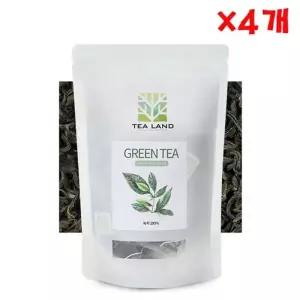 [룽스]티백녹차 국내산 그린티 녹차(작설차)20티백 4개