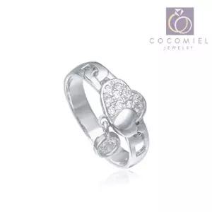 [룽스]딸랑이 커플링 우정 검지반지 실버반지 은반지 R-49