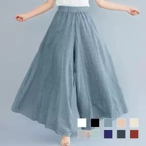 [룽스]아사면 와이드바지 항아리 통바지 SD-230324