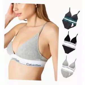 [Calvin Klein]UNDERWEAR CK 캘빈클라인 노와이어 브라렛팬티세트 QF5650F3787 698529