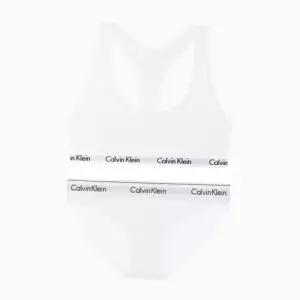 [Calvin Klein]UNDERWEAR CK 여성 코튼 스포츠브라 브라렛팬티 세트 QP1114F3787 WHITE 698200