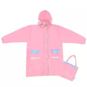 윙스트릿 레인코트-핑크 로우