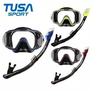 투사 스노쿨링 마스크 스노클 세트 UC-3125PQB