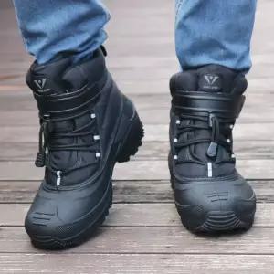 남성 방한화 털워커 방한부츠 털안감 기모 겨울 아웃도어화 오토바이 낚시 미끄럼방지 3M