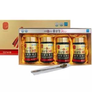 6년근 고려홍삼정365 240g 4병 홍삼원 홍삼액 선물