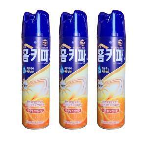 홈키파 오렌지향 수성에어졸 500ml 3개 모기약/에프킬라 살충제