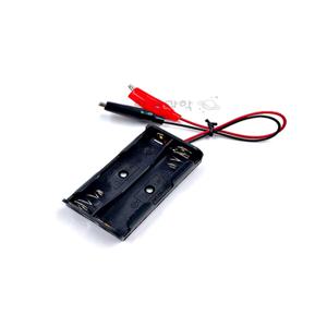 배터리 홀더 건전지 케이스 AA 2구 집게 전선