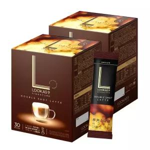 [남양] 루카스나인 스틱커피 더블샷라떼 60T(30T+30T)