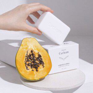 [싸이클린]맑은 EM 세탁비누 생리팬티 면생리대 속옷 아기옷 빨래 EWG그린등급 생리혈지우기