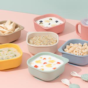 에디슨 스스로 자기주도 유아 아기 이유식용기 식기 그릇 실리콘 흡착볼