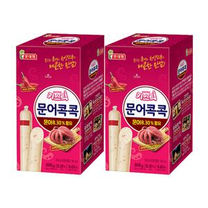 롯데햄 키스틱 문어콕콕600g(50gX12개입)X2곽 기획 매콤 간식 소시지 주전부리 안주