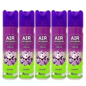 산도깨비 냄새탈취 방향제 공기청향제 스프레이 300mL 라벤더향 x 5개