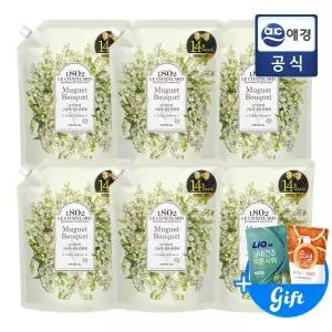 [르샤트라1802]르샤트라 생화향기 고농축 섬유유연제 뮤게부케 1.6L x 6개