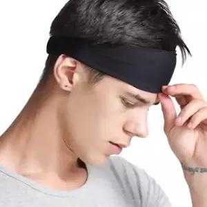 남자 땀흡수 스포츠 헤어 밴드 최대38cm 얇은 머리띠 운동 머리끈 헤드밴드 크로스핏 테니스 축구 러닝