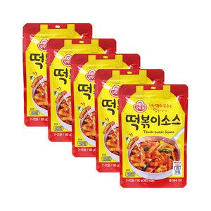오뚜기 진한 멸치육수로 맛을 낸 떡볶이소스 180g 5개