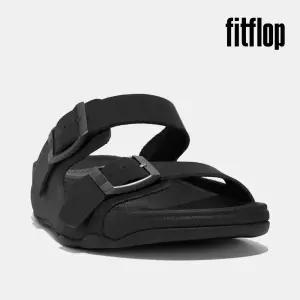 [공식판매처] 핏플랍 남성 고흐 버클 슬리퍼 레더 BLACK