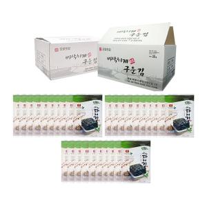 [모양맛김] 바삭하게 구운 대천김(재래김) 20g x 30봉