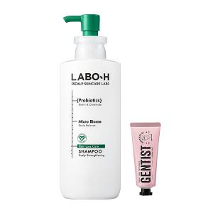 라보에이치 탈모케어 두피강화 샴푸 400ml , 1개 +  증정 ( 젠티스트 투엑스 치약 40g, 1개 )