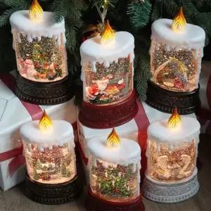[텐바이텐]타원촛대 크리스마스 워터볼 오르골 산타 트리 천사 스노우볼 무드등