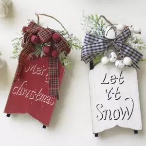 [텐바이텐]2P세트 크리스마스 썰매 리스 트리장식 소품