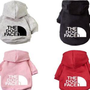 더도그페이스 강아지 도그페이스 후드티 후드 집업 대형견 실내복 옷