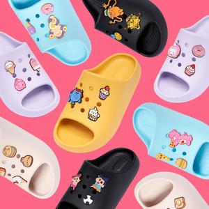 에이블팩토리 폼폼 슬리퍼 거실화 실내화 (아동/성인) 파츠 탈부착 6타입