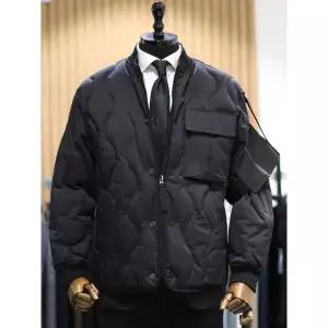 갤러리아 BON 블랙 항아리퀼팅 구스다운 패딩 점퍼 BN3WJP473