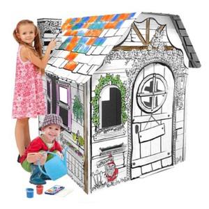 에프피에프 행복한 상상의 나래 색칠하는 대형 종이 장난감 나만의 종이집