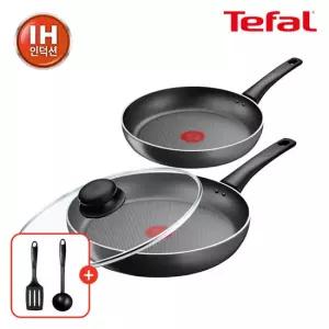 테팔 인덕션 뉴 프로스타일 후라이팬 3종세트(팬28+팬20+유뚜28)(+테팔 조리도구 2종)