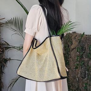 프롬헤븐 잇쇼 라탄 모래놀이 바캉스 보부상 숄더백