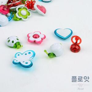 디자인 예쁜 자석 4P 유치원 어린이집 아이들그림 핀