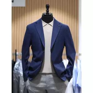 갤러리아 BON 네이비 이태리 똘레뇨 져지라이크 카미치아 캐주얼 재킷 BN4MEA2