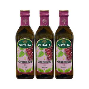 올리타리아 포도씨유 500ml 3개 / 포도씨오일