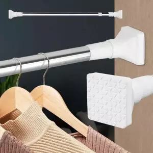 사각압축봉 200 샤워커튼봉 욕실샤워봉 긴 화장실행거