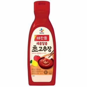 해찬들 새콤달콤 초고추장 생선회 야채 짜지않은 초장 횟집 맛집 500g