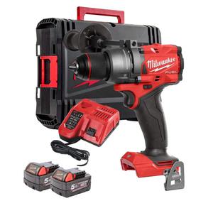 밀워키/M18 FPD3-0X0/18V FUEL 충전 해머드릴 드라이버(GEN4)/5.0ah 2개/세트