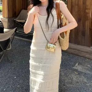 [셀러허브][프로셀러] G126643_레이스 끈나시 뷔스티에 롱원피스 (S17115174)