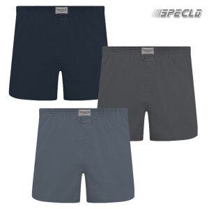 남성 순면 더블박서 트렁크 사각 팬티 낭심 주머니 3매