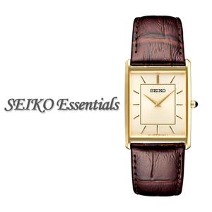 세이코 SEIKO 세르띠에 남자 여자 가죽 손목 패션시계 SWR064