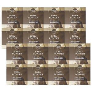 해피바스 오리지널 컬렉션 베이비파우더 비누 8입 x2