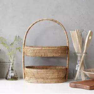 [텐바이텐]라탄 피크닉 삶은 달걀 계란 소쿠리 바스켓 바구니 12구