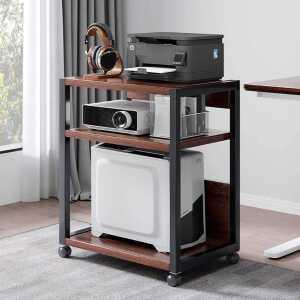 프린터 선반 수납 복합기 거치대 사무실 이동식 팩스다이 테이블